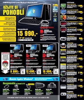 Comfor letáková akce elektro Pelánovi